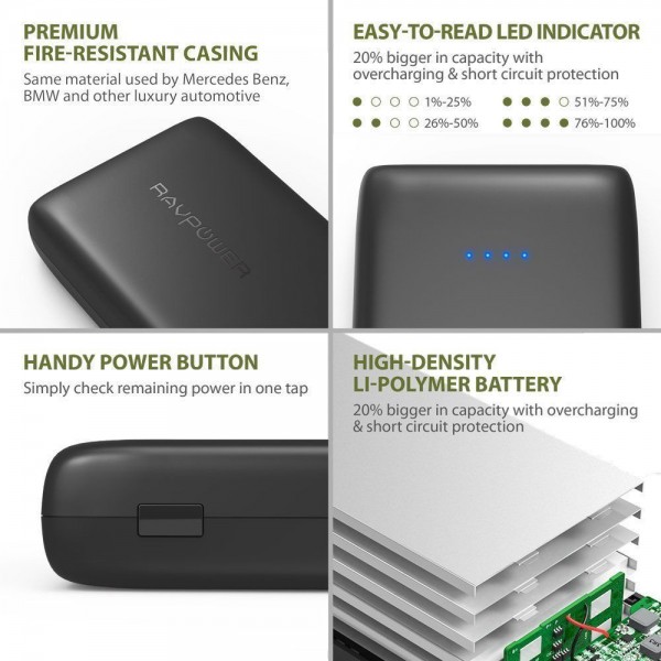 RAVPower Ace 32000 32000 mAh Powerbank (RP-PB064) — ürün görseli 5