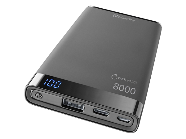 CellularLine FreePower Manta Pro 8000 mAh Powerbank (8000 mAh) (FREEPMANTA8QCCK) — ürün görseli 2