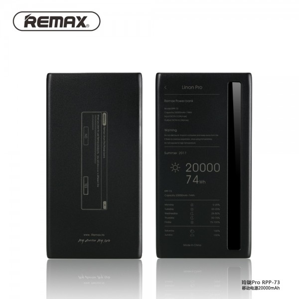 Remax Linon Pro RPP-73 20000 mAh Powerbank — ürün görseli 6