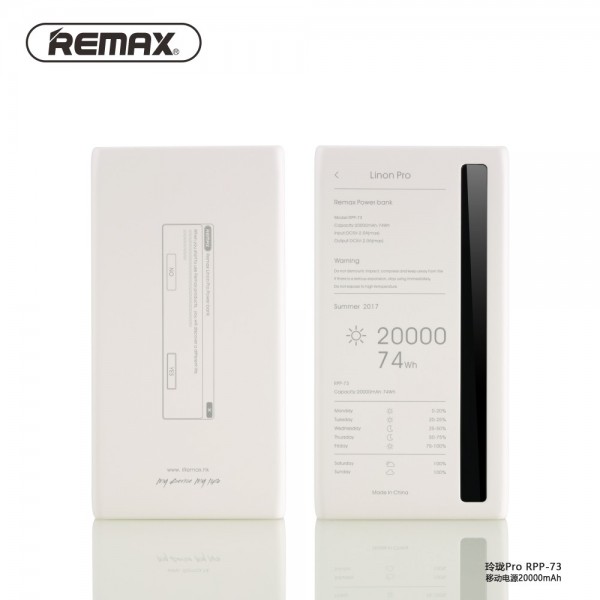 Remax Linon Pro RPP-73 20000 mAh Powerbank — ürün görseli 3