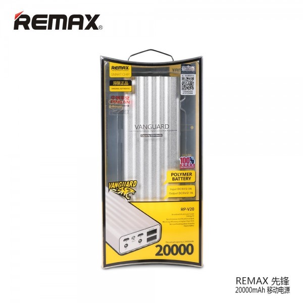 Remax PowerBox Vanguard RP-V20 20000 mAh Powerbank — ürün görseli 8