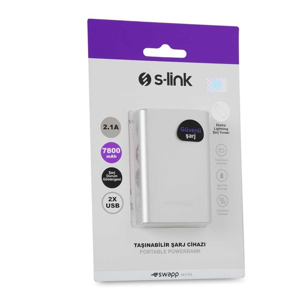 S-link Swapp IP-G7 7800 mAh Powerbank — ürün görseli 16