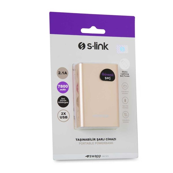 S-link Swapp IP-G7 7800 mAh Powerbank — ürün görseli 12