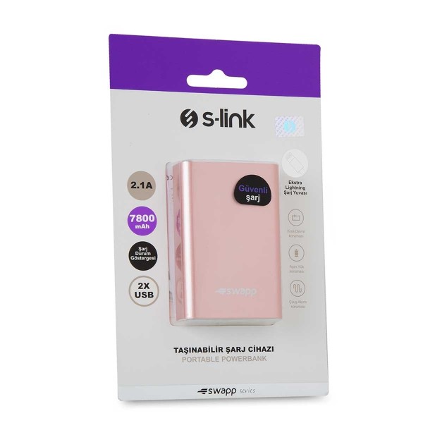 S-link Swapp IP-G7 7800 mAh Powerbank — ürün görseli 14