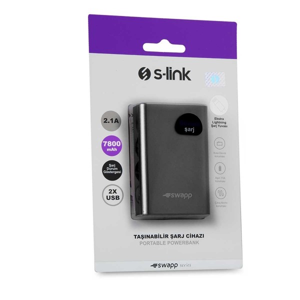 S-link Swapp IP-G7 7800 mAh Powerbank — ürün görseli 10
