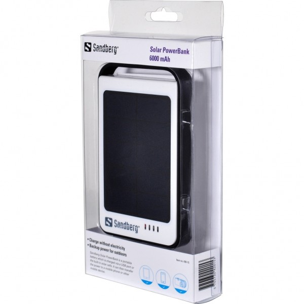Sandberg Solar 6000 6000 mAh Powerbank (420-15) — ürün görseli 3