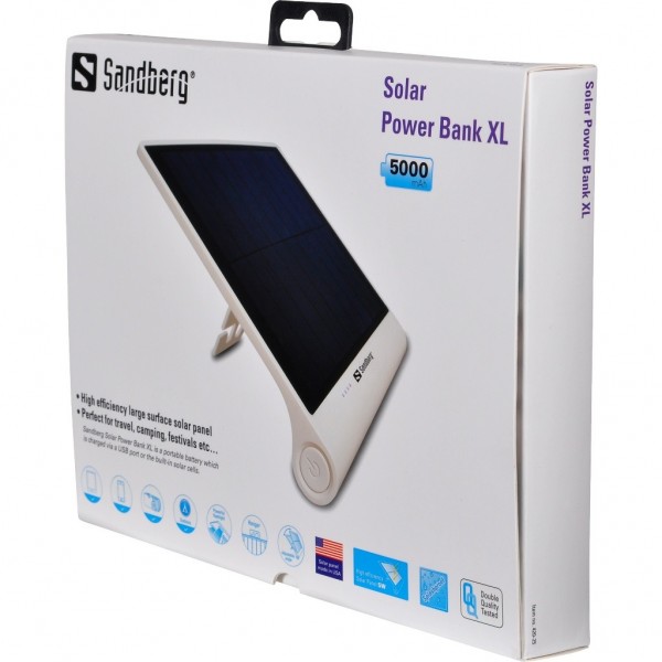 Sandberg Solar XL 5000 5000 mAh Powerbank (420-25) — ürün görseli 3