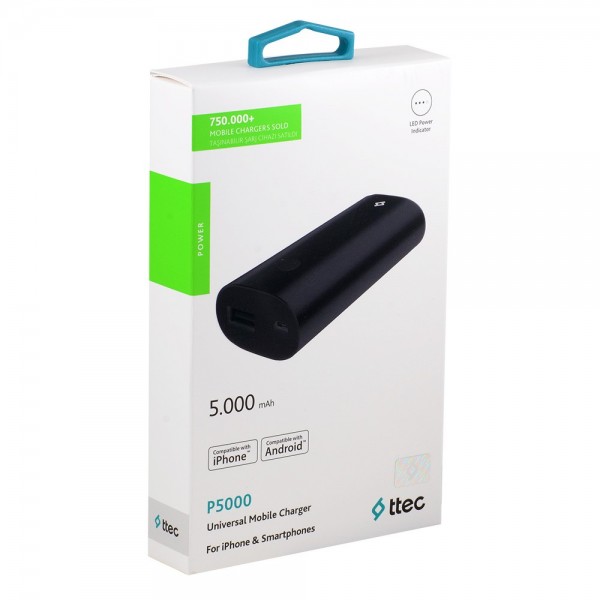 ttec P5000 5000 mAh Powerbank (2BB124) — ürün görseli 12