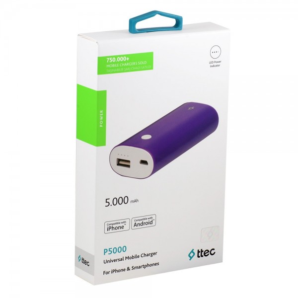 ttec P5000 5000 mAh Powerbank (2BB124) — ürün görseli 10