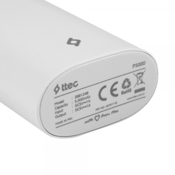 ttec P5000 5000 mAh Powerbank (2BB124) — ürün görseli 7