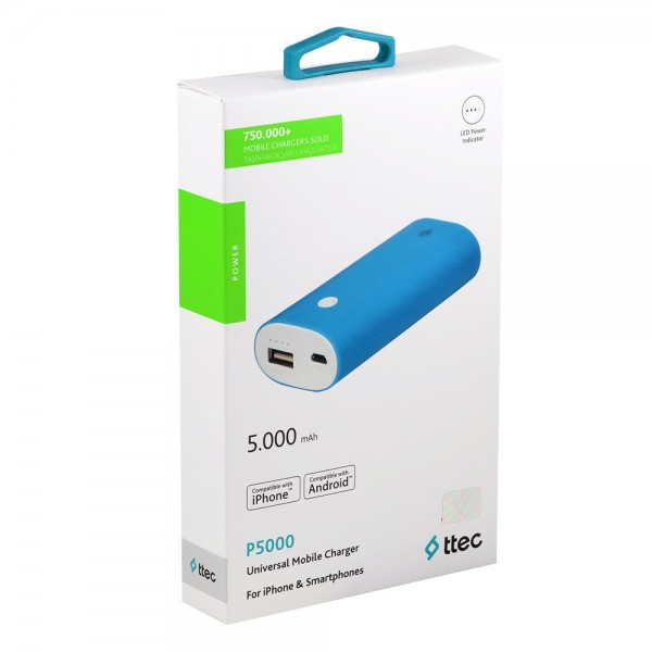 ttec P5000 5000 mAh Powerbank (2BB124) — ürün görseli 8