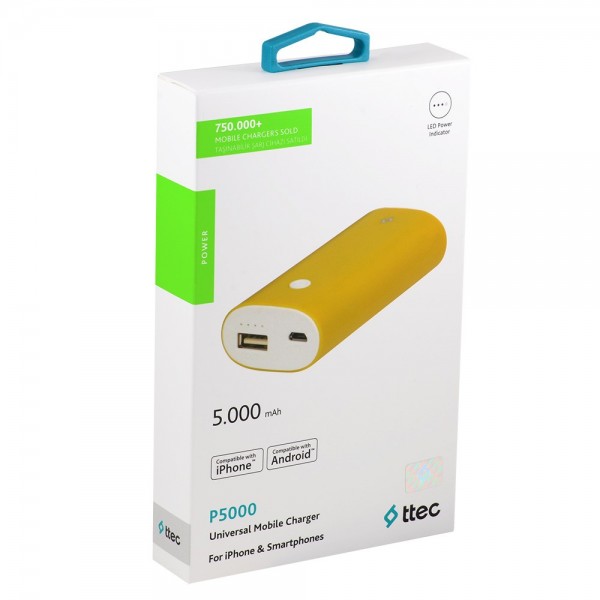 ttec P5000 5000 mAh Powerbank (2BB124) — ürün görseli 14