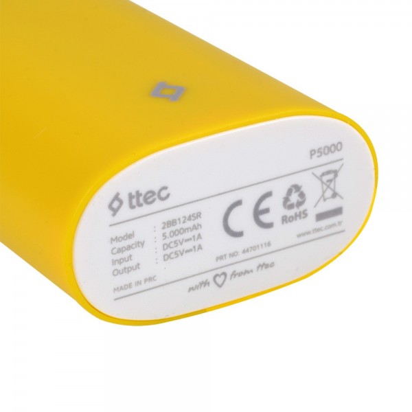 ttec P5000 5000 mAh Powerbank (2BB124) — ürün görseli 15