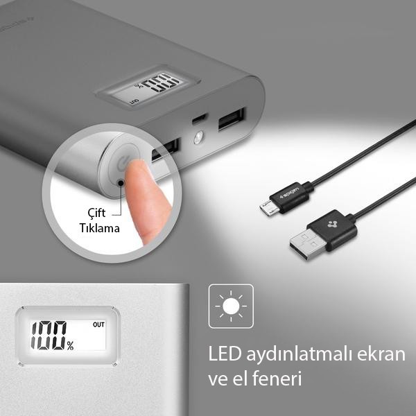 Spigen F710D 10000 mAh Powerbank (SGP11739) — ürün görseli 7