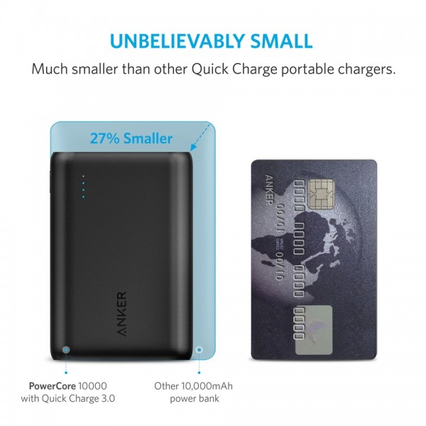 Anker PowerCore 10000 QC 10000 mAh Powerbank — ürün görseli 6