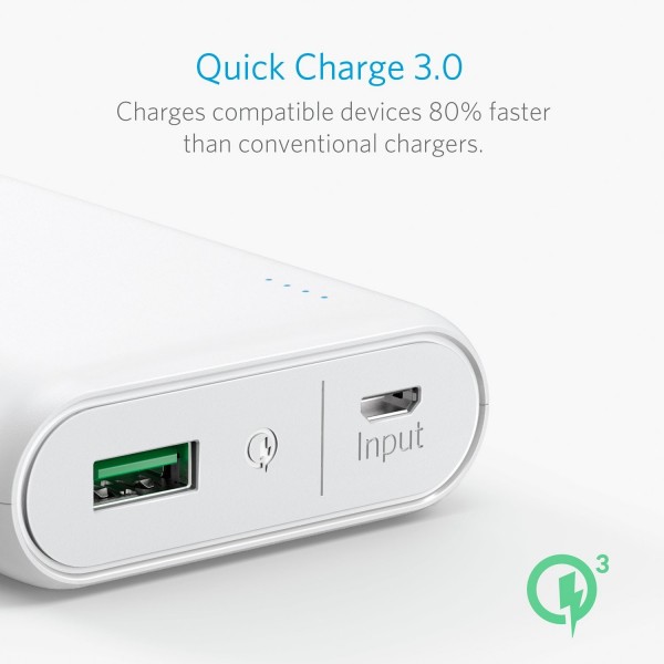 Anker PowerCore 10000 QC 10000 mAh Powerbank — ürün görseli 10