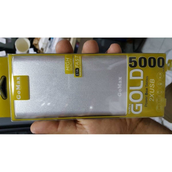 Gomax 5000 Metal 5000 mAh Powerbank (PBK5/PK38) — ürün görseli 5