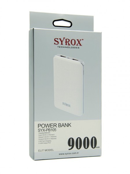 Syrox SYX-PB105 9000 mAh Powerbank — ürün görseli 8