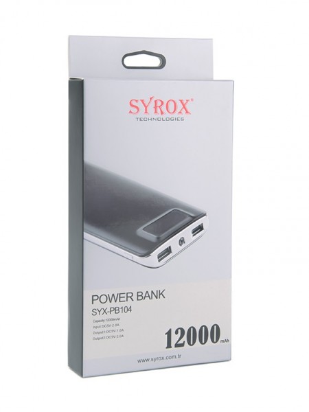Syrox SYX-PB104 12000 mAh Powerbank — ürün görseli 8