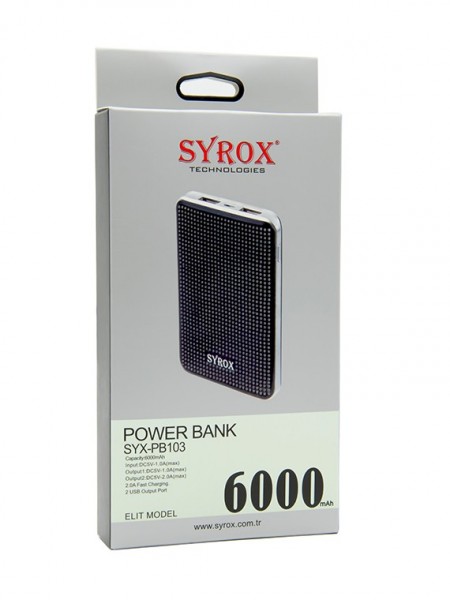 Syrox SYX-PB103 6000 mAh Powerbank — ürün görseli 7