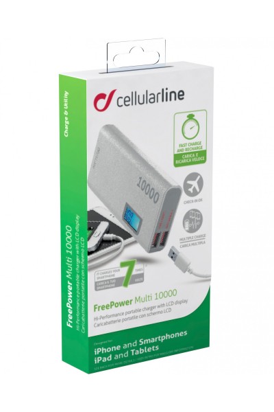 CellularLine FreePower Multi 10000 10000 mAh Powerbank (FREEPMULTI10000) — ürün görseli 6