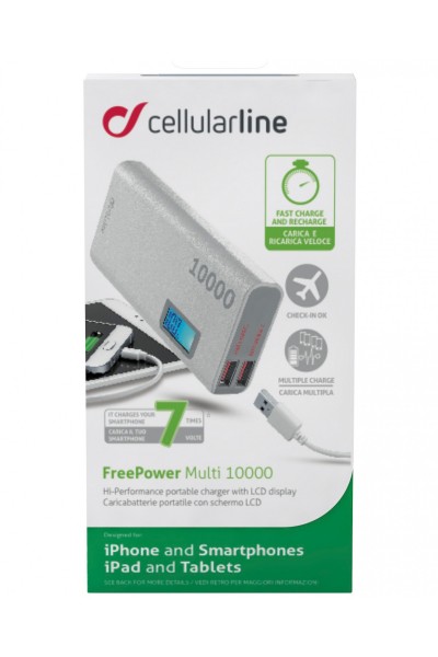 CellularLine FreePower Multi 10000 10000 mAh Powerbank (FREEPMULTI10000) — ürün görseli 4