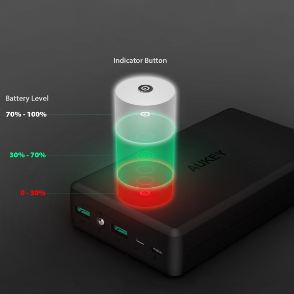 Aukey PB-N39 30000 mAh Powerbank — ürün görseli 6
