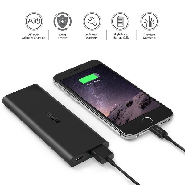 Aukey PB-T6 6000 mAh Powerbank — ürün görseli 2