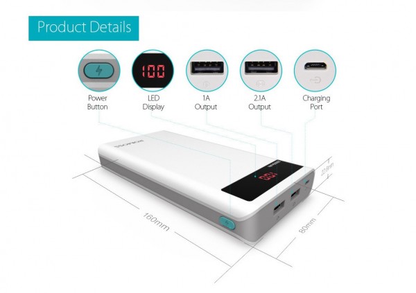 Romoss Sense 6P 20000 mAh Powerbank — ürün görseli 7