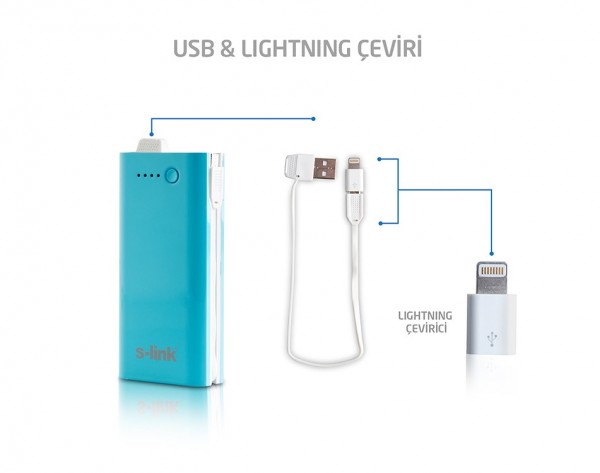 S-link IP-821 5200 mAh Powerbank — ürün görseli 13