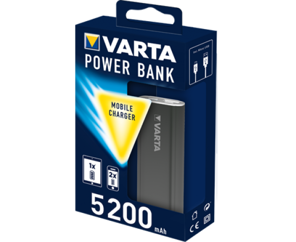 Varta 5200 5200 mAh Powerbank (57963) — ürün görseli 3