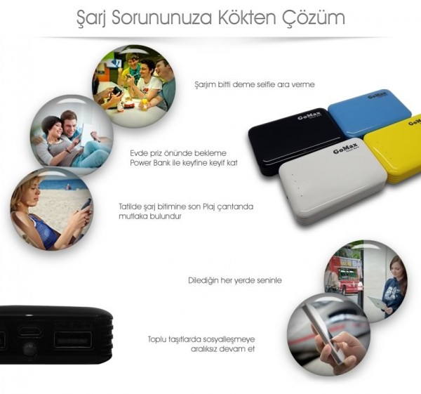 Gomax 8400 8400 mAh Powerbank — ürün görseli 7