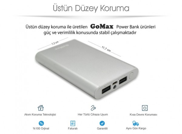 Gomax 10000 10000 mAh Powerbank — ürün görseli 5