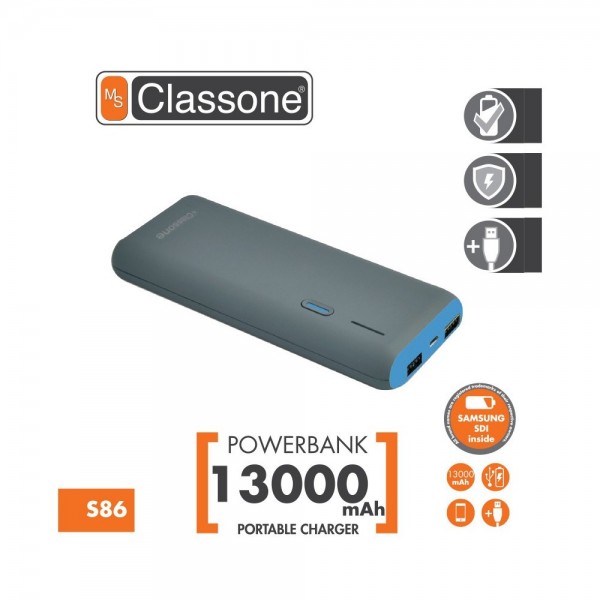 Classone S86 13000 mAh Powerbank — ürün görseli 2