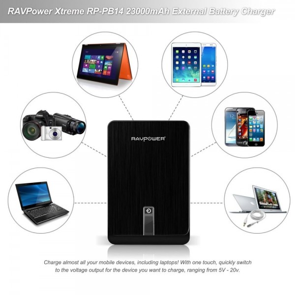 RAVPower Xtreme 23000 23000 mAh Powerbank (RP-PB14) — ürün görseli 6