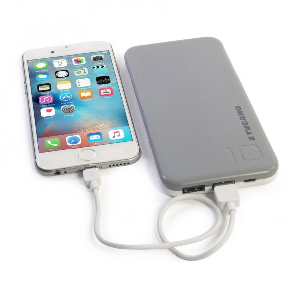 Tucano Flat Slim 100 10000 mAh Powerbank (TR-PWR100-WV) — ürün görseli 6