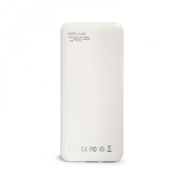 Tucano Flat Slim 60 6000 mAh Powerbank (TR-PWR60-WY) — ürün görseli 5