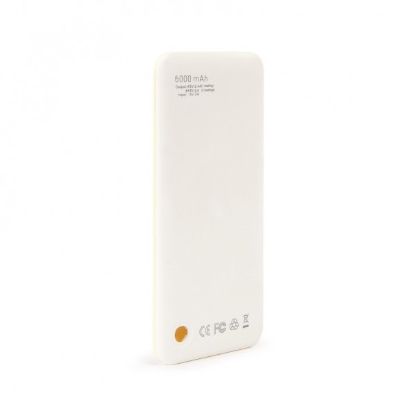 Tucano Flat Slim 60 6000 mAh Powerbank (TR-PWR60-WY) — ürün görseli 12