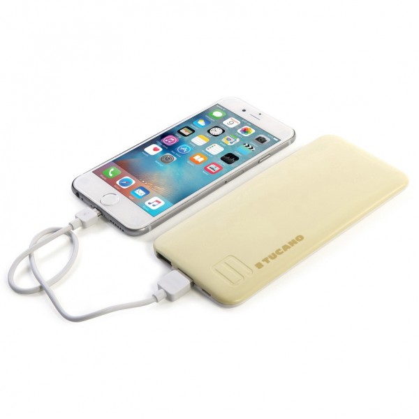 Tucano Flat Slim 60 6000 mAh Powerbank (TR-PWR60-WY) — ürün görseli 11