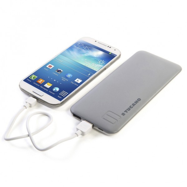Tucano Flat Slim 60 6000 mAh Powerbank (TR-PWR60-WY) — ürün görseli 6