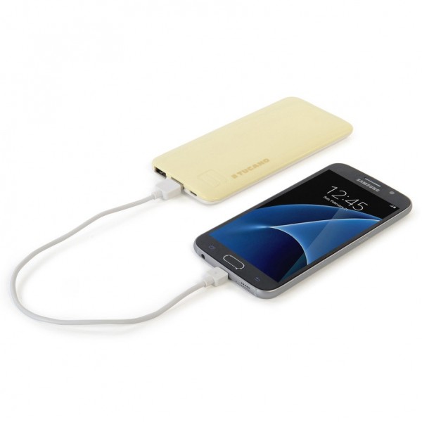 Tucano Flat Slim 60 6000 mAh Powerbank (TR-PWR60-WY) — ürün görseli 9