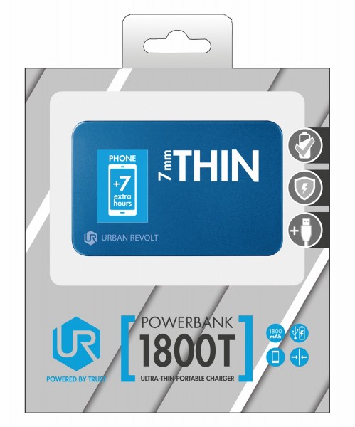 Trust Urban Revolt Ultra-Thin 1800T 1800 mAh Powerbank (20253) — ürün görseli 23