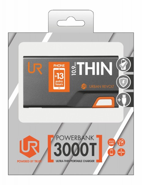 Trust Urban Thin 3000T 3000 mAh Powerbank (20236) — ürün görseli 12