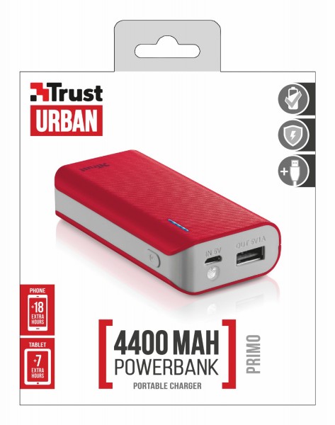 Trust Urban Primo 4400 4400 mAh Powerbank (21224) — ürün görseli 8