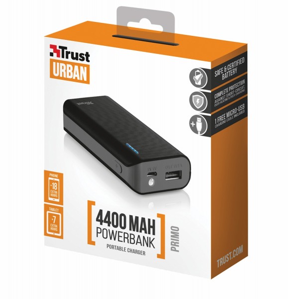Trust Urban Primo 4400 4400 mAh Powerbank (21224) — ürün görseli 14