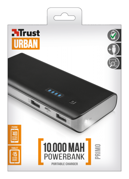 Trust Urban Primo 10000 mAh Powerbank (21149) — ürün görseli 16