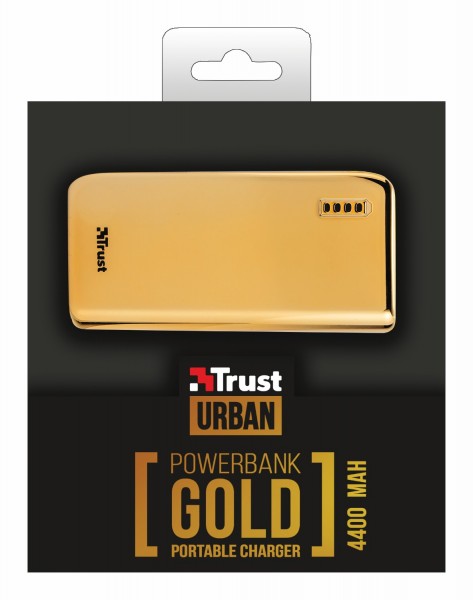 Trust Urban Revolt 4400 Gold 4400 mAh Powerbank (20901) — ürün görseli 5