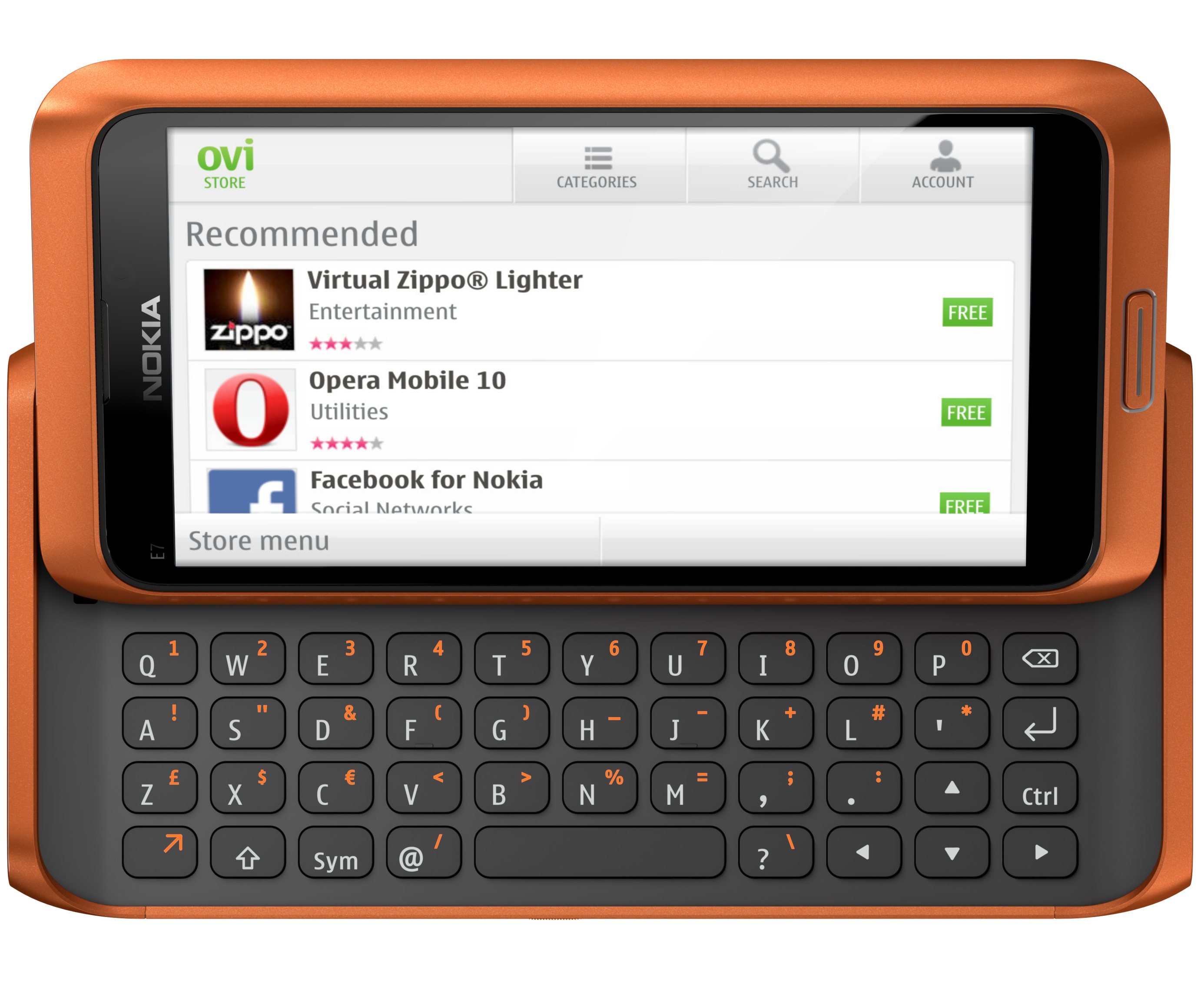 Nokia E7 (2010) — ürün görseli 2