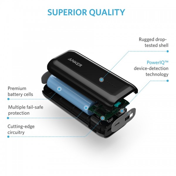 Anker Astro E1 5200 mAh Powerbank — ürün görseli 3