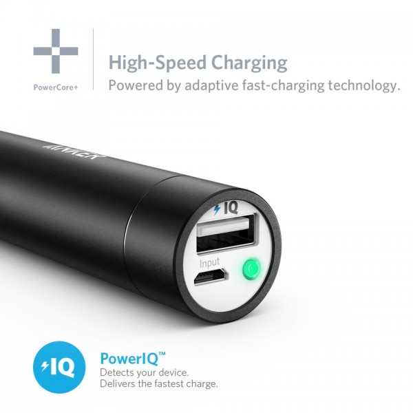 Anker PowerCore+ mini 3350 mAh Powerbank — ürün görseli 3